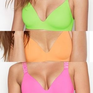 Set of 3 VS T Shirt Lightly Lined Bras